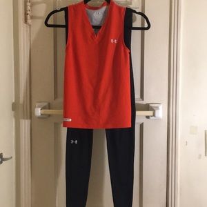 Under Armour tank & leggings size S